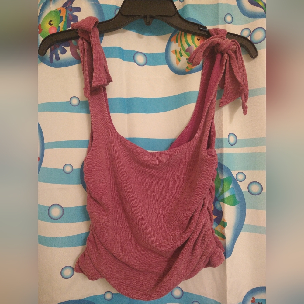 Free People Mauve crop top M
